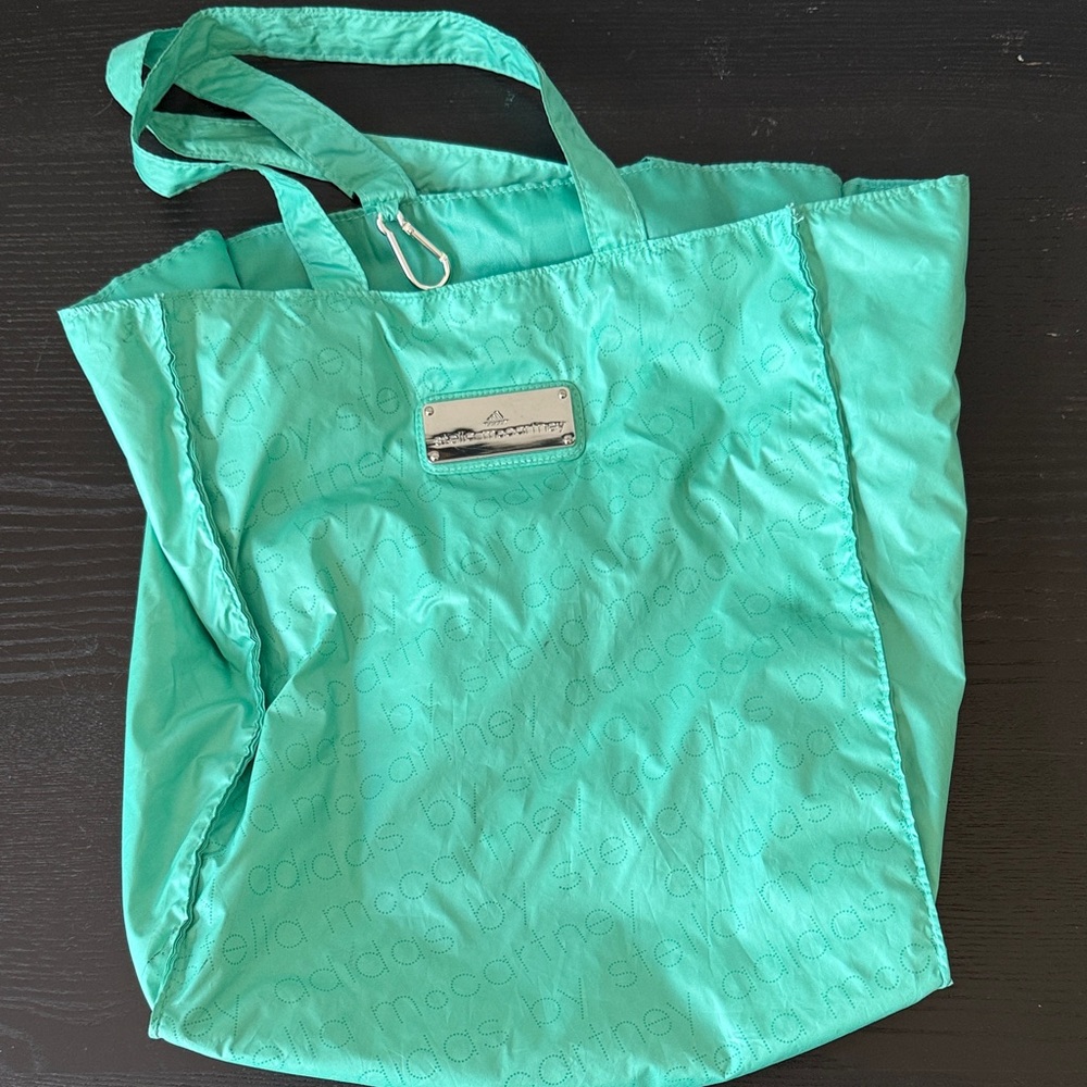 Adidas Stella McCartney Aqua Tote Bag Lightweight Gym Travel Carryall